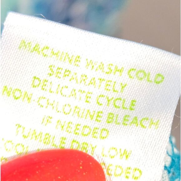 Lilly Pulitzer Short Sleeve Pima Cotton Beacon Dress Tidal Wave Tropical Blue -S - Picture 9 of 9